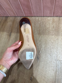 Escarpins Ralph Lauren Marron T.38