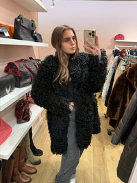 Manteau en agneau de Mongolie T.L