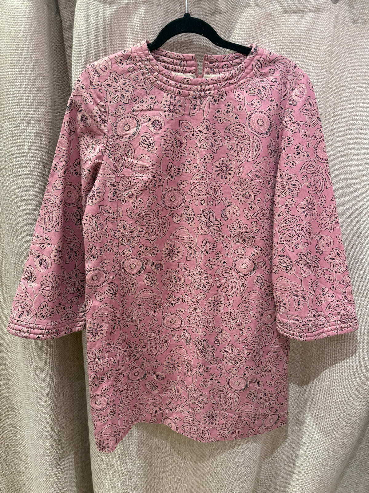Robe rose et noire Tara Jarmon T.42
