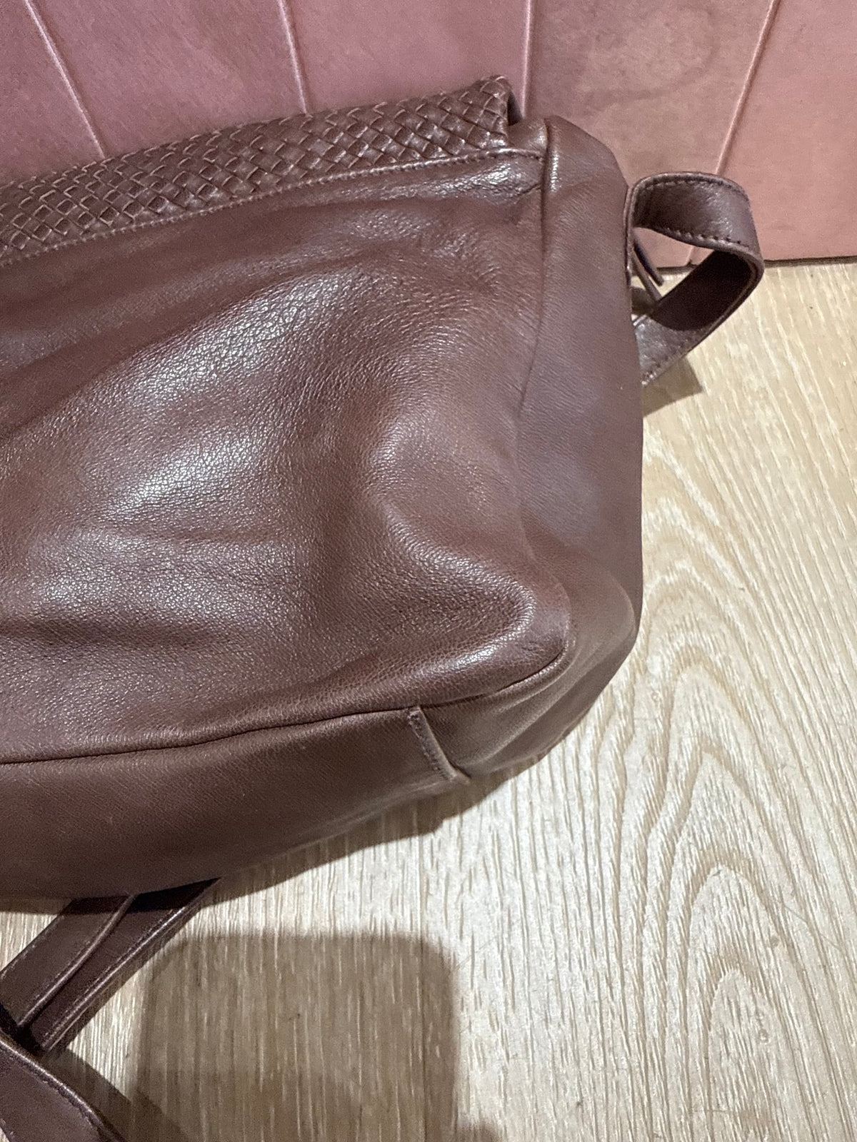 Sac marron bandoulière croisé Naterra 01/06