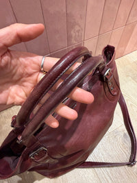 Sac IKKS bordeaux cabas cuir TU