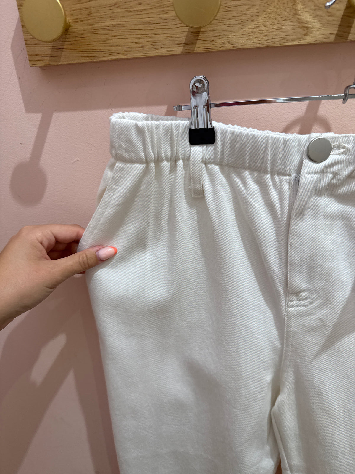 pantalon blanc uni jean Taille 40