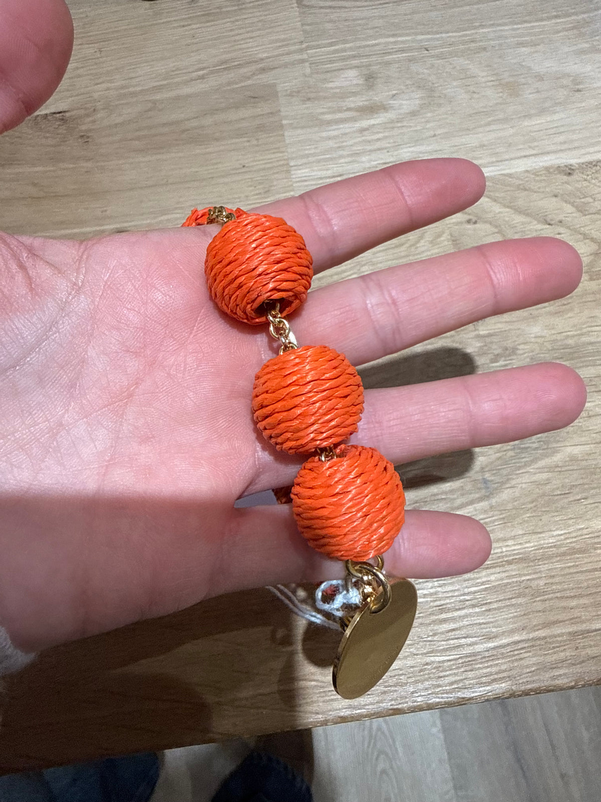 Bracelet Vanessa baroni orange