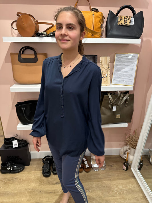 Blouse zadig & voltaire bleu T.S