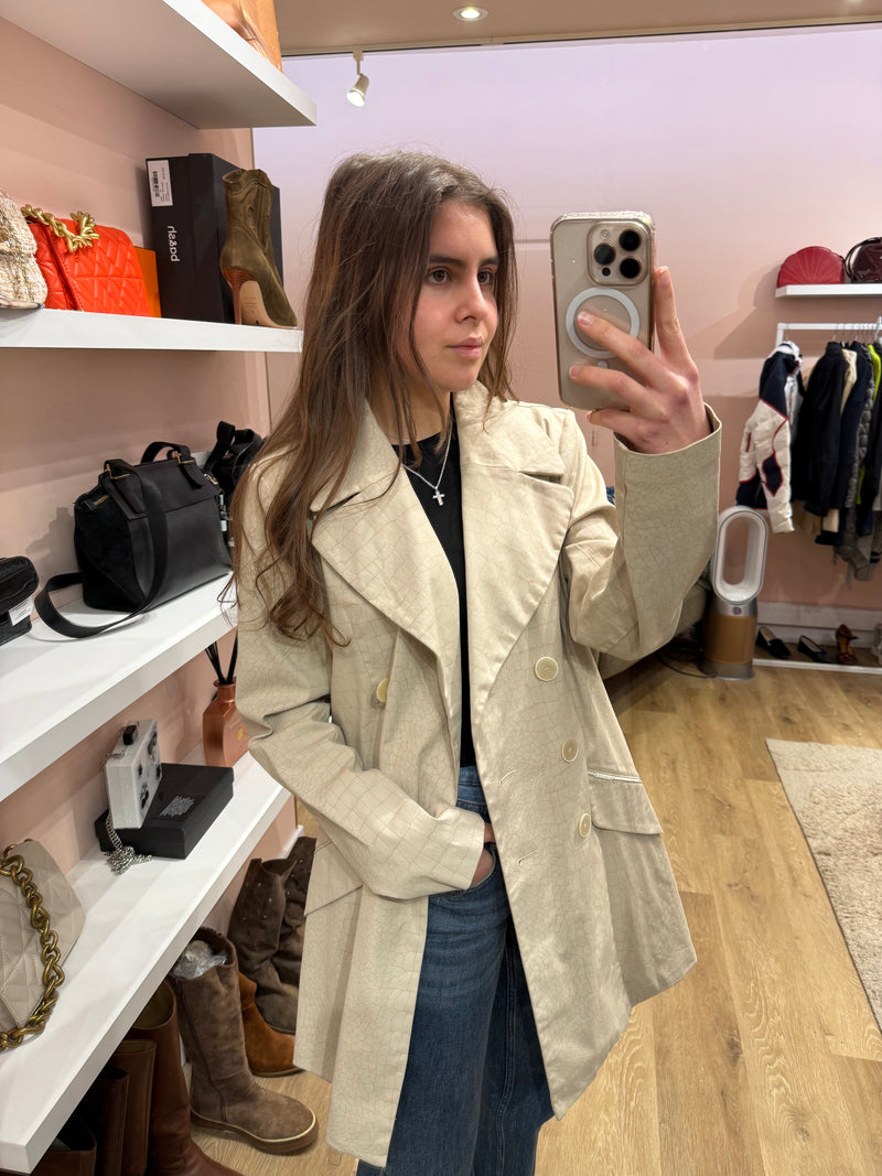 One Step - Blazer beige serpent - T.42