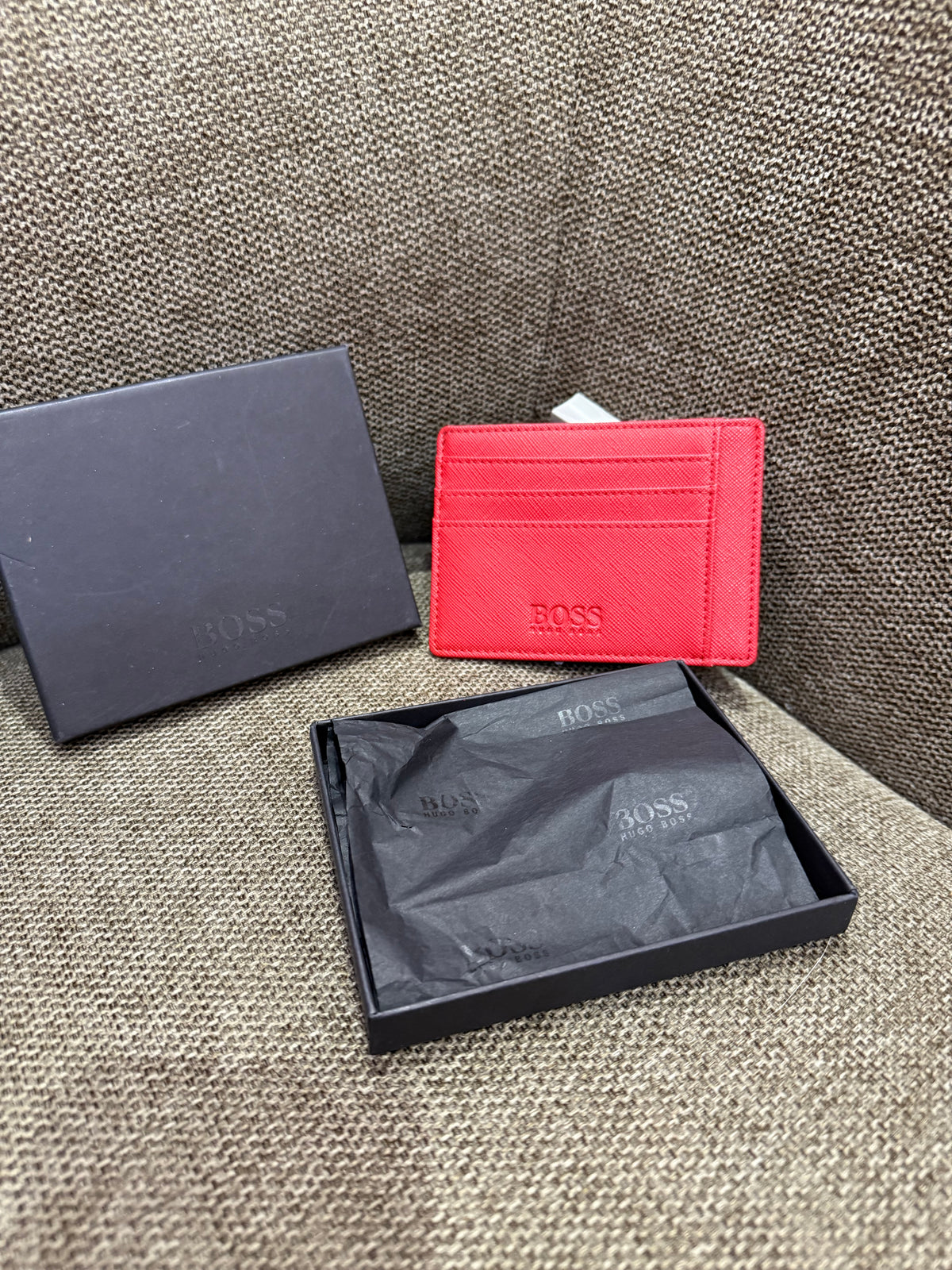 Porte-cartes Boss Rouge T.TU