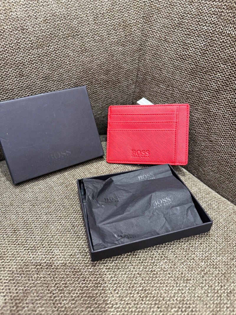 Porte-cartes Boss Rouge T.TU
