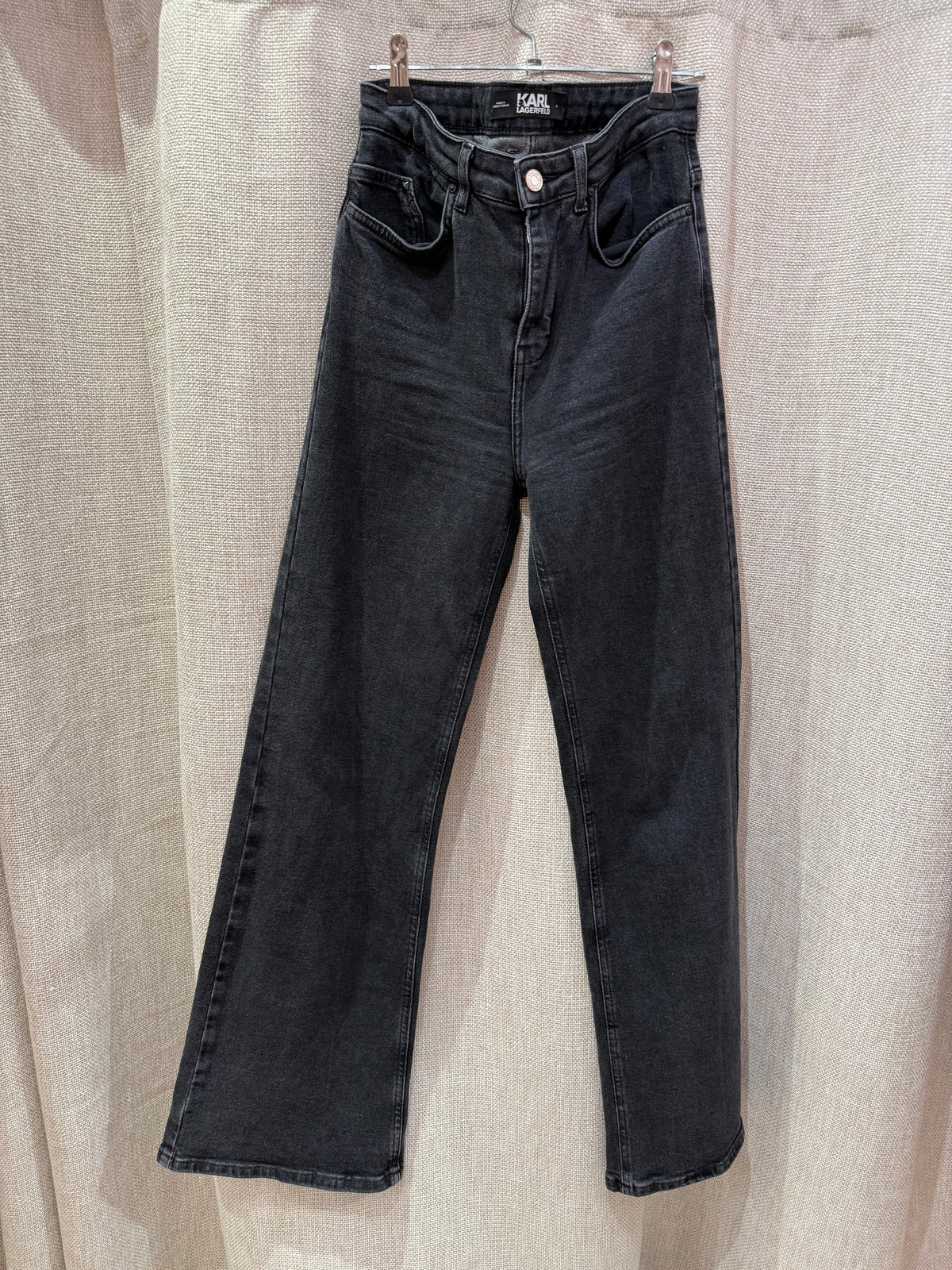 Jean gris jambes larges Karl Lagerfeld 36