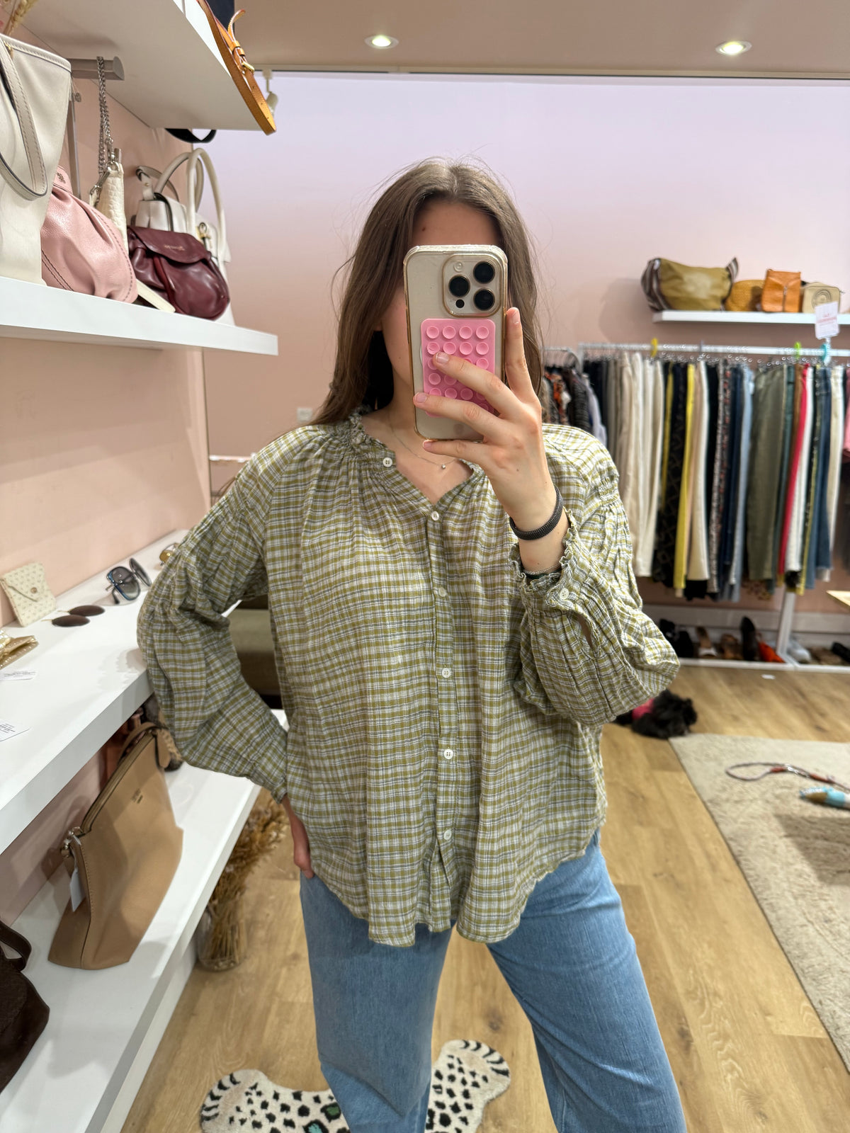 Blouse kaki Mascob T.S/M 01/07