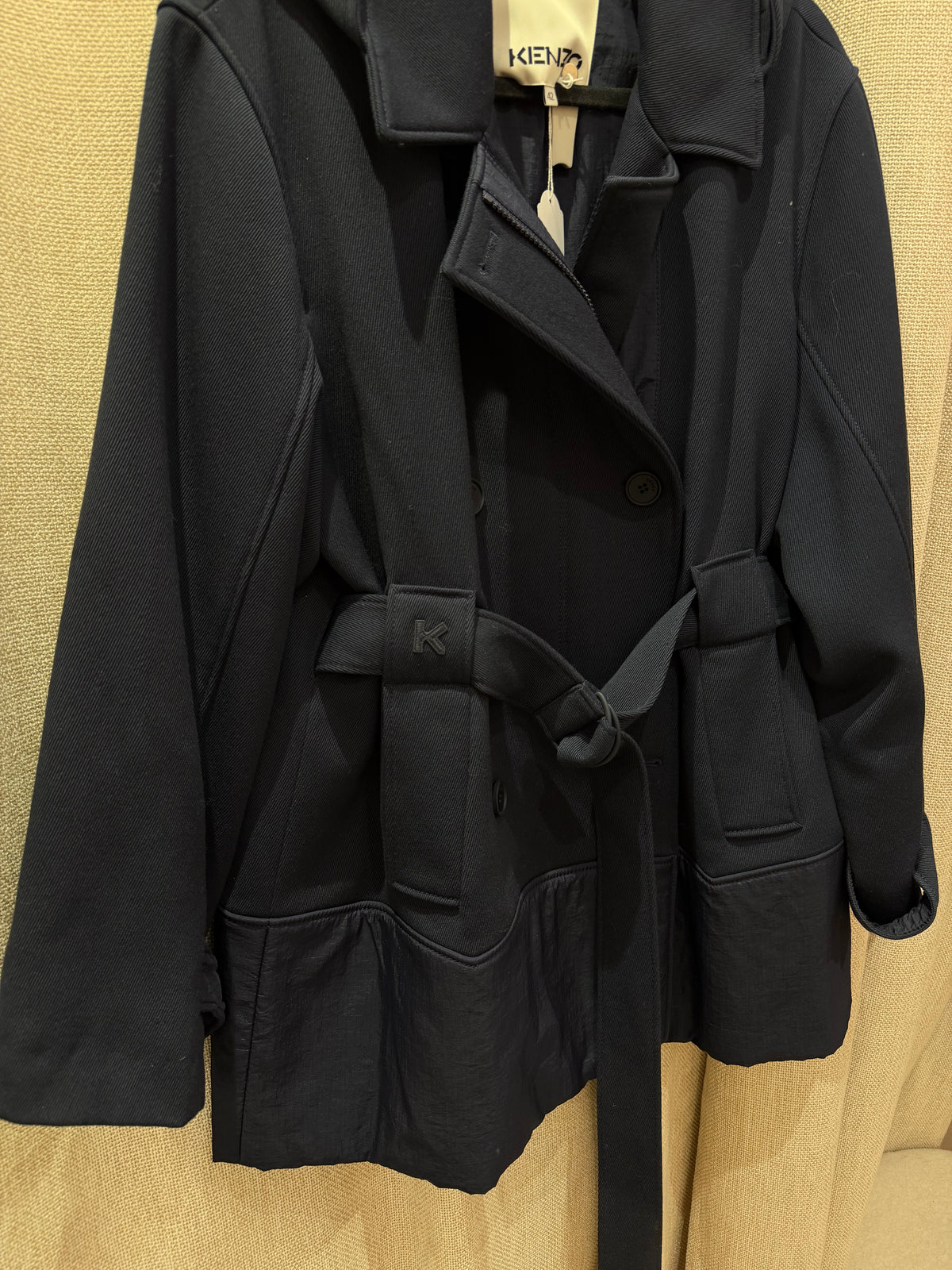 Trench bleu marine Kenzo T.42 27/09