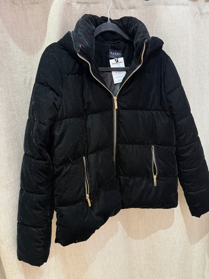 Veste noire Caroll T.M - velours