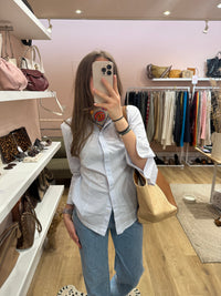 Chemise bleu ciel rayures Liu Jo T.36 25/06