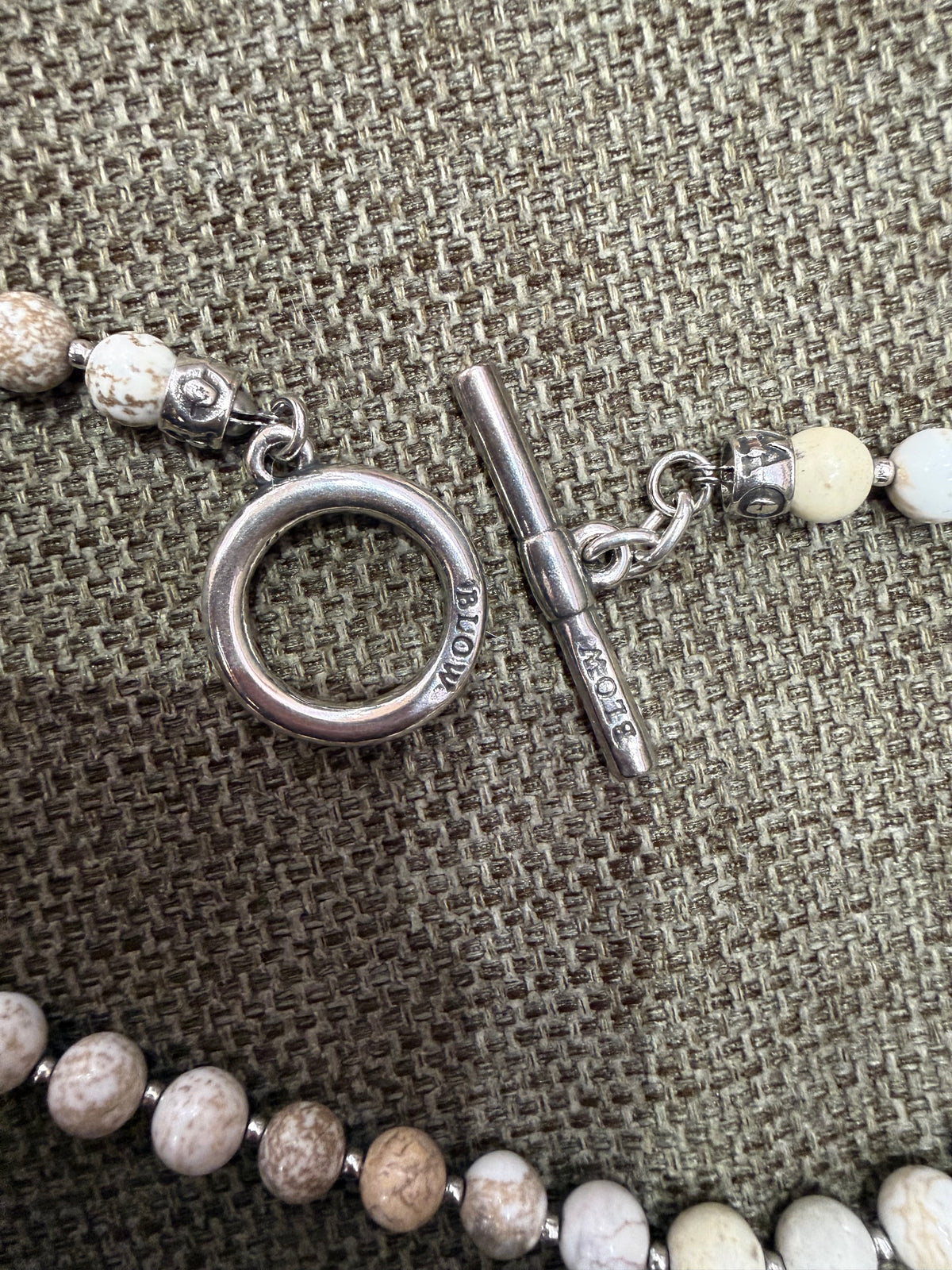 Bracelet beige Blow et perles 16/06