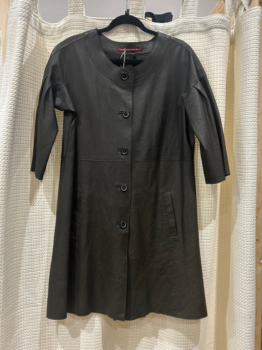 Robe en cuir comptoir des cotonniers Taille L