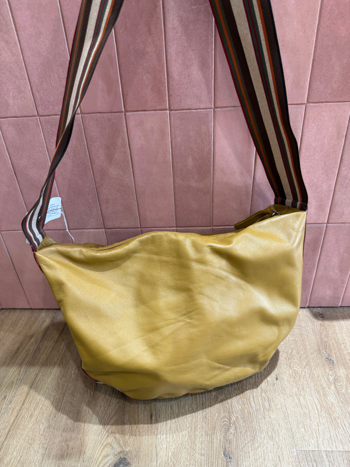 Sac jaune en cuir - jaune - 31/05