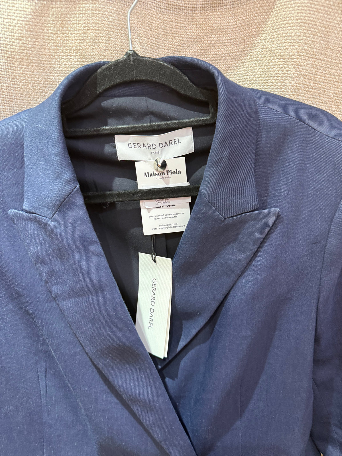 Blazer Gérard Darel bleu T.L