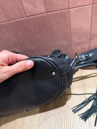 Sac lancel noir en cuir