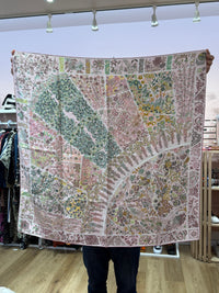 Foulard Hermès fleurs de giverny +boite