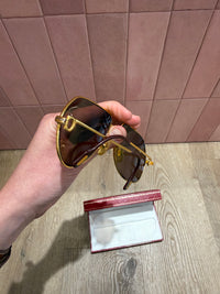 Lunettes cartier plaqué or