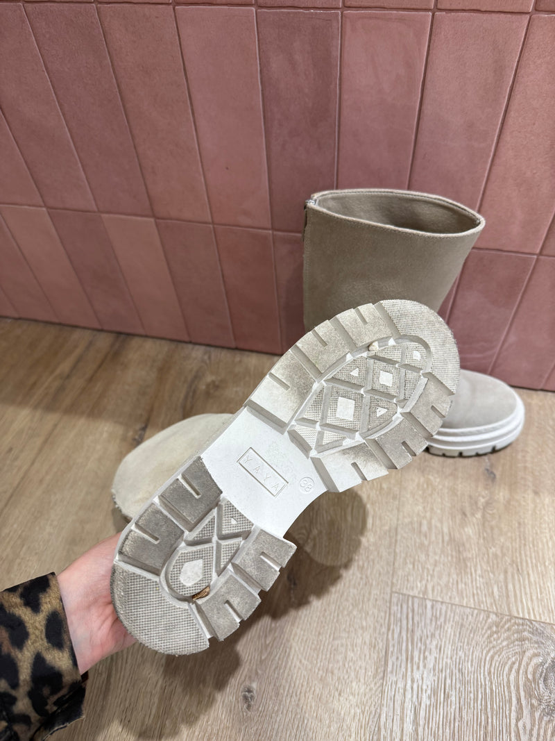 Bottines beige Yaya T.38