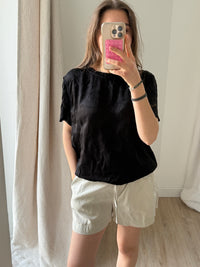 Top satin noir Ba&sh T.L