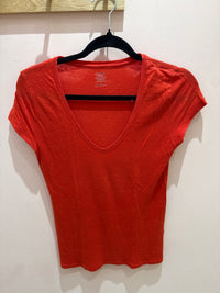 T-shirt Majestic rouge T.M