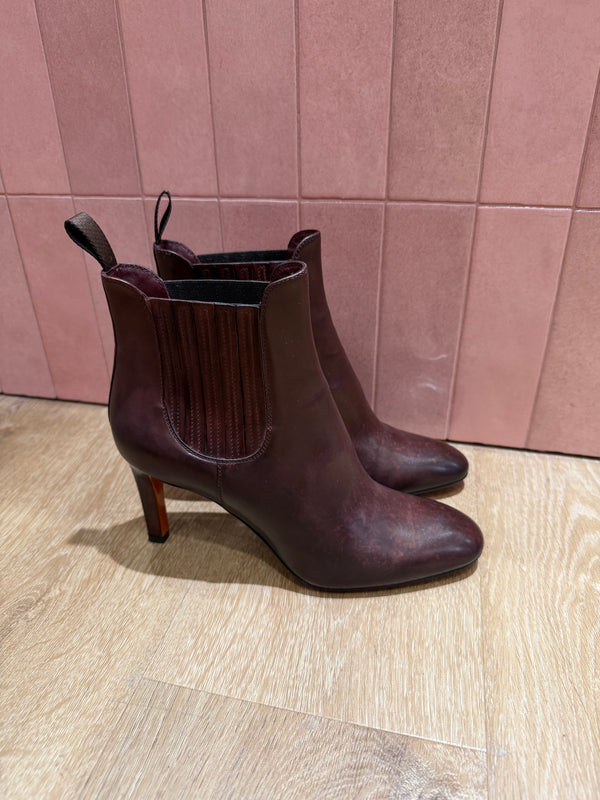 Bottines marron - Santoni - Taille 37 1/2 18/09