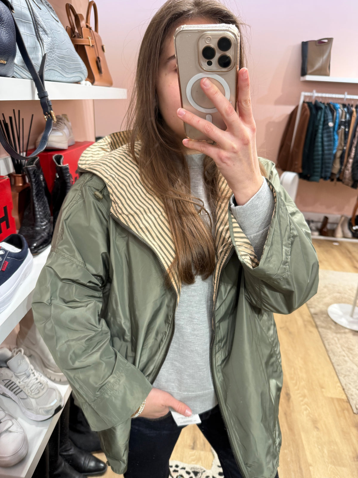 Veste kaki imperméable O’mer T.L