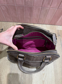 Sac lancel taupe cuir