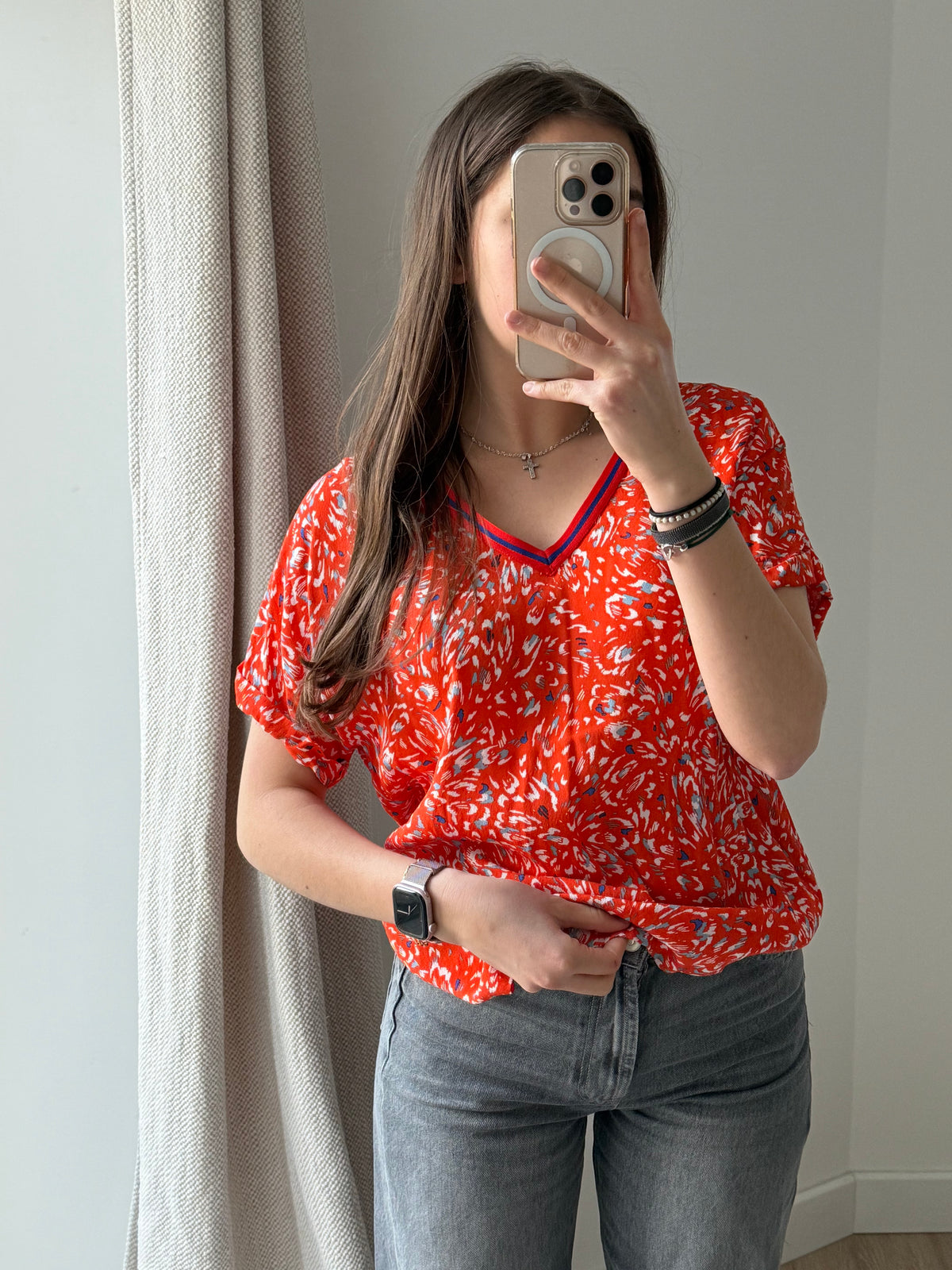 One Step - Blouse orange MC - orange - 42