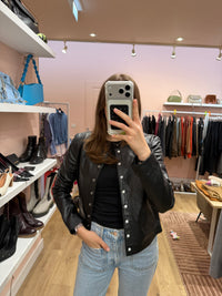 Veste en cuir sur mesure - T.36 14/09