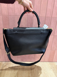 Sac en cuir Lancel noir