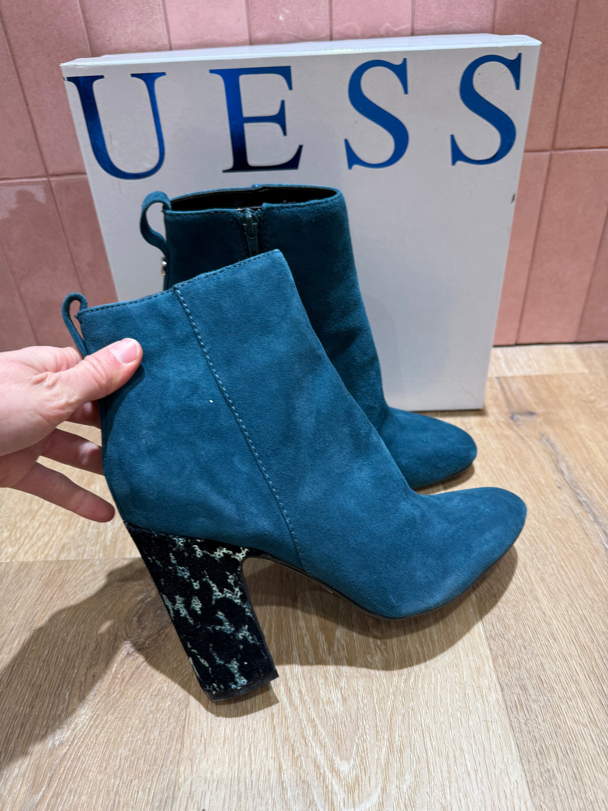 Guess bottines bleu T.40
