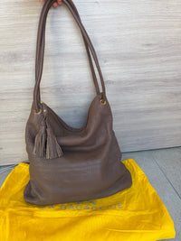 Sac marron en cuir la bagagerie 16/08