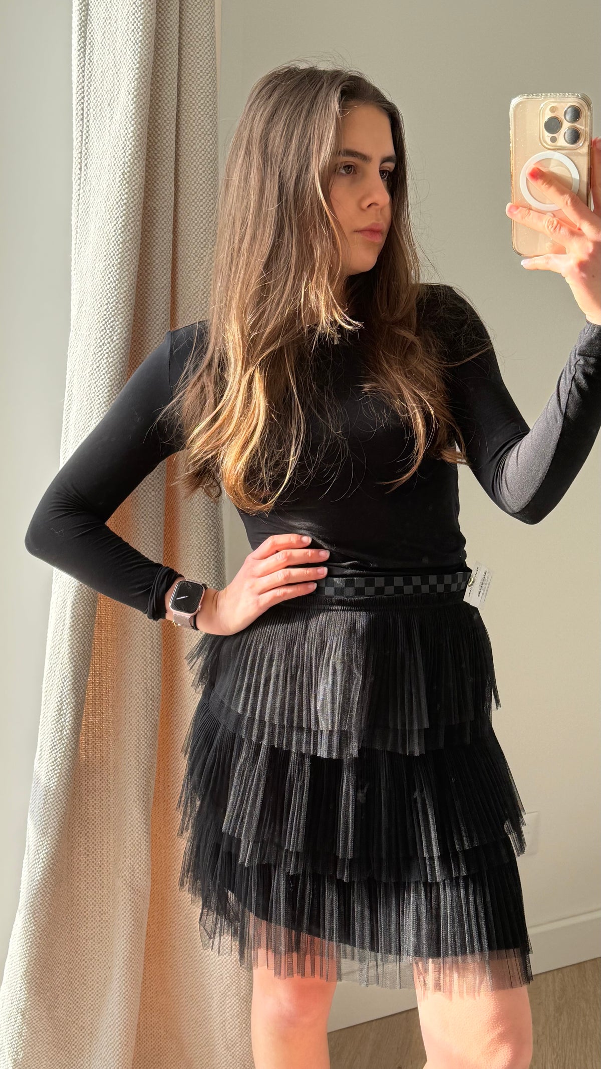 Jupe froufrou ikks  Noire T.36