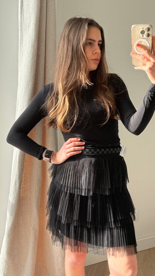 Jupe froufrou ikks  Noire T.36