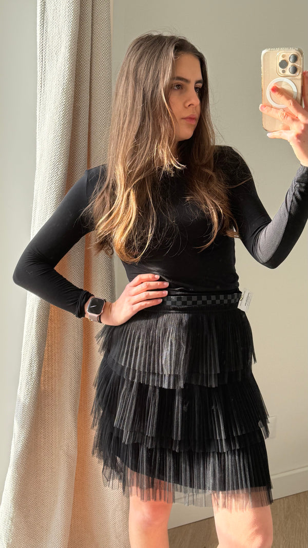 Jupe froufrou ikks  Noire T.36