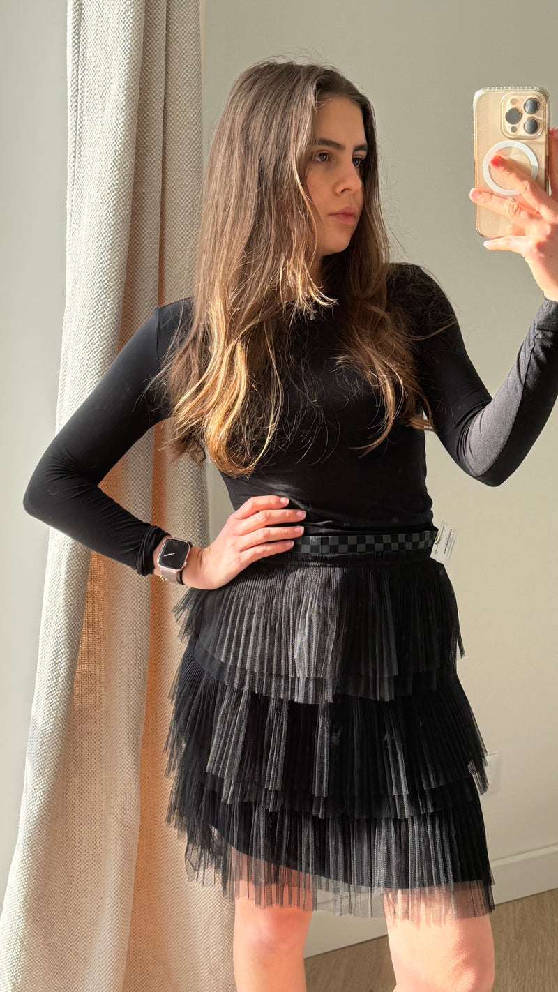 Jupe froufrou ikks  Noire T.36