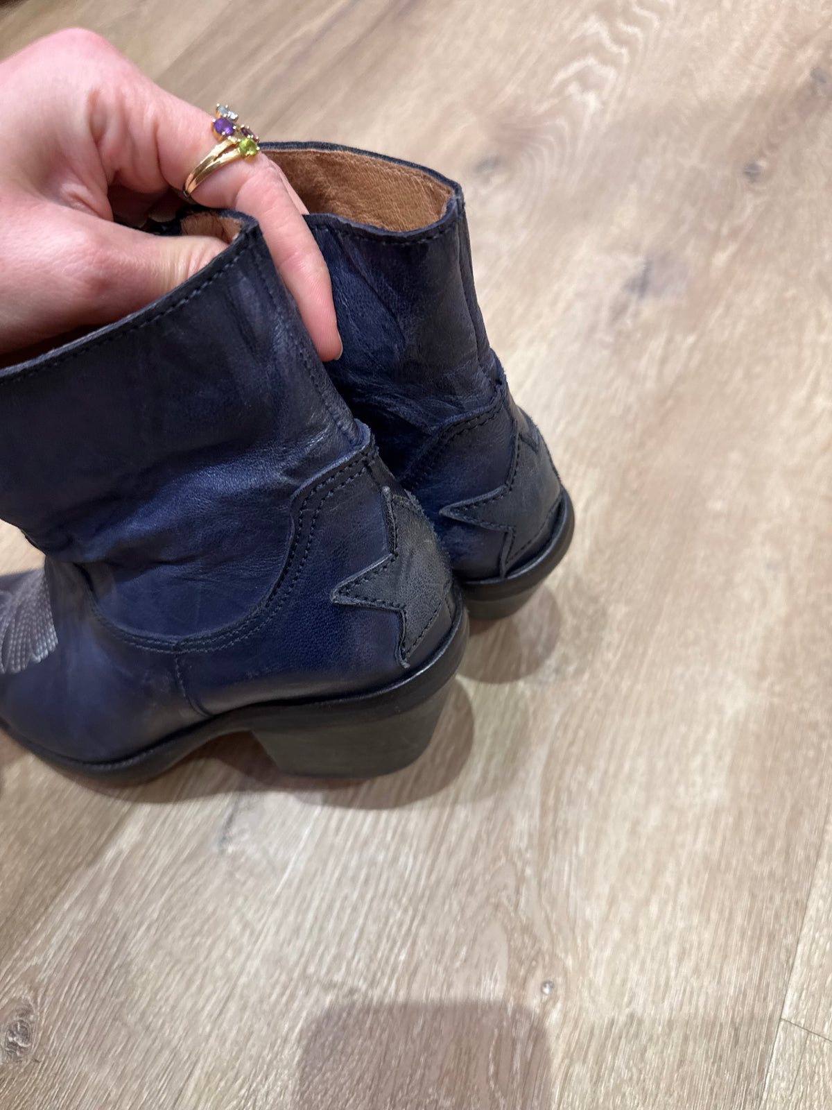 Bottines en cuir taille 37