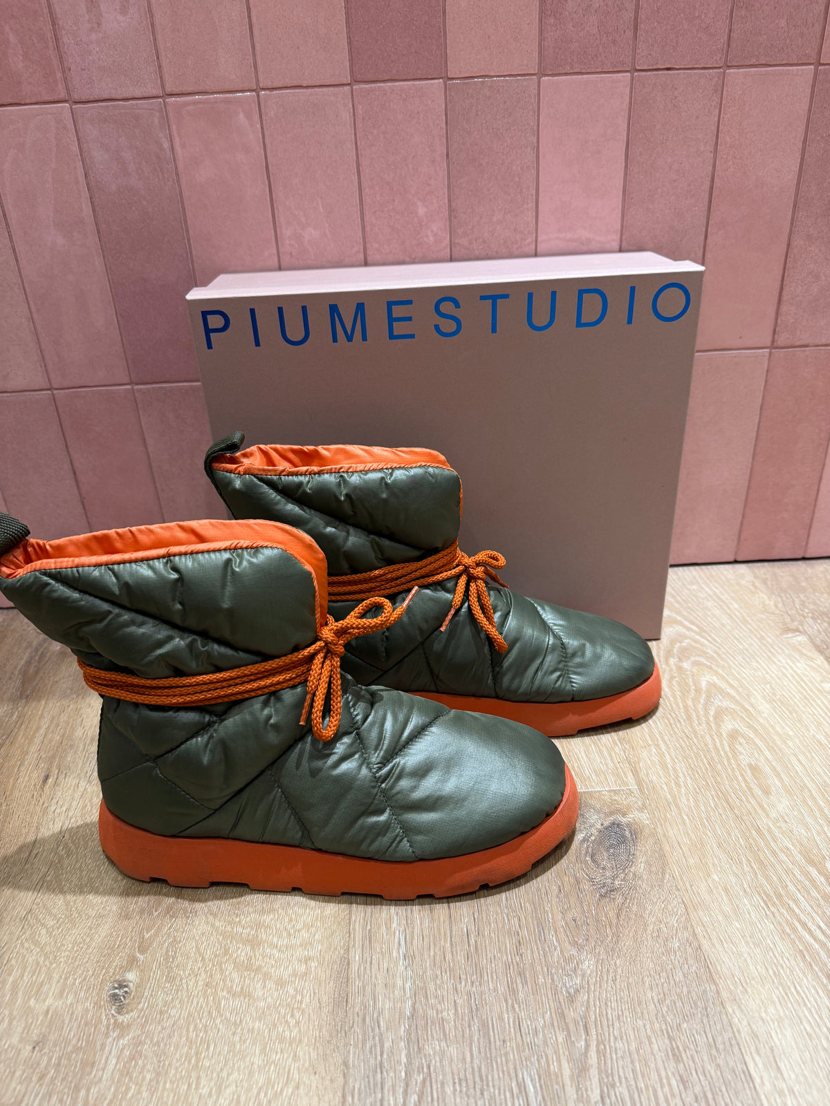 Bottines vertes piulestudio taille 39