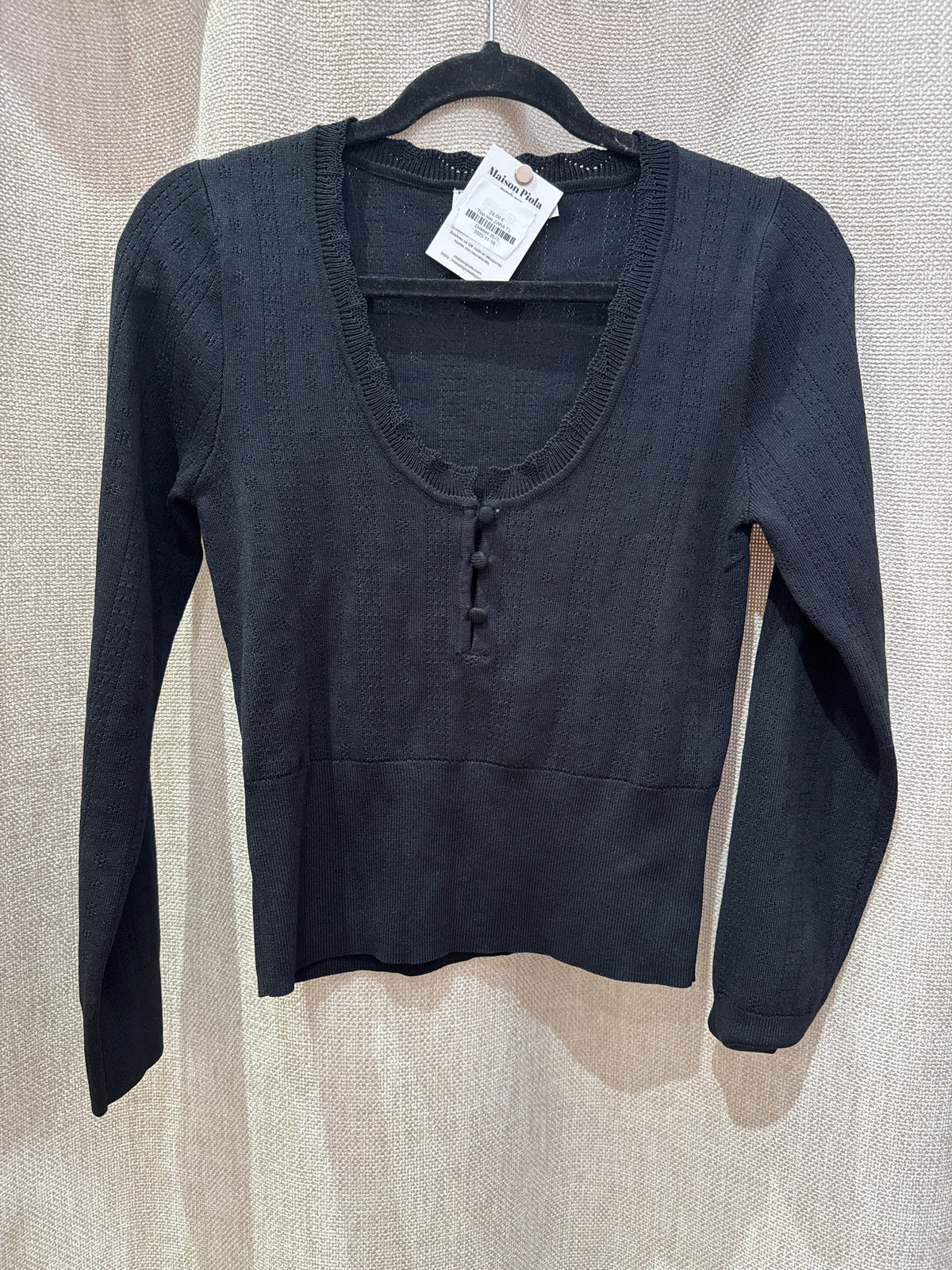 Tiop noir ZARA T.L