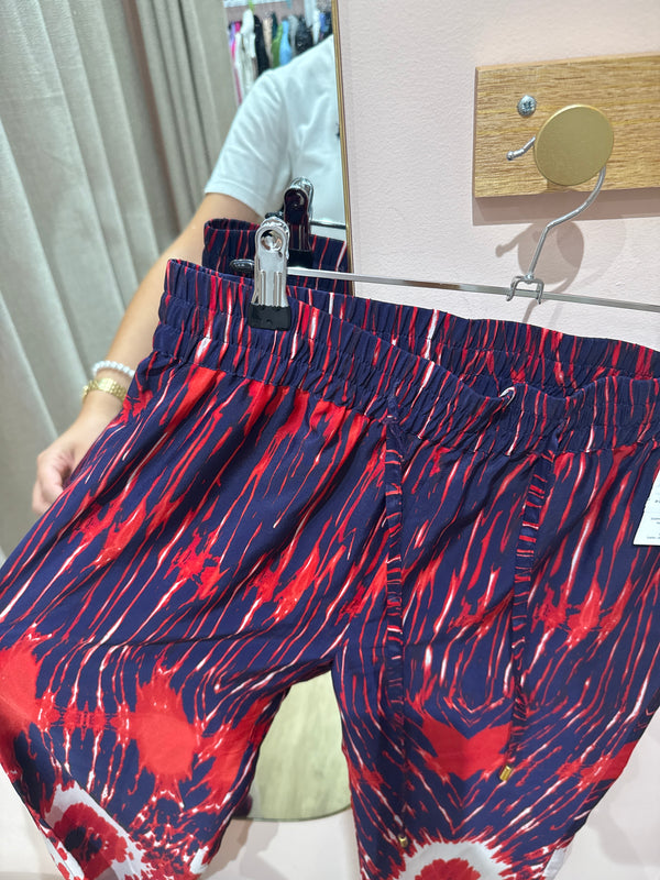 Des Petites Collections Pantalon Rouge et bleu marine T.M