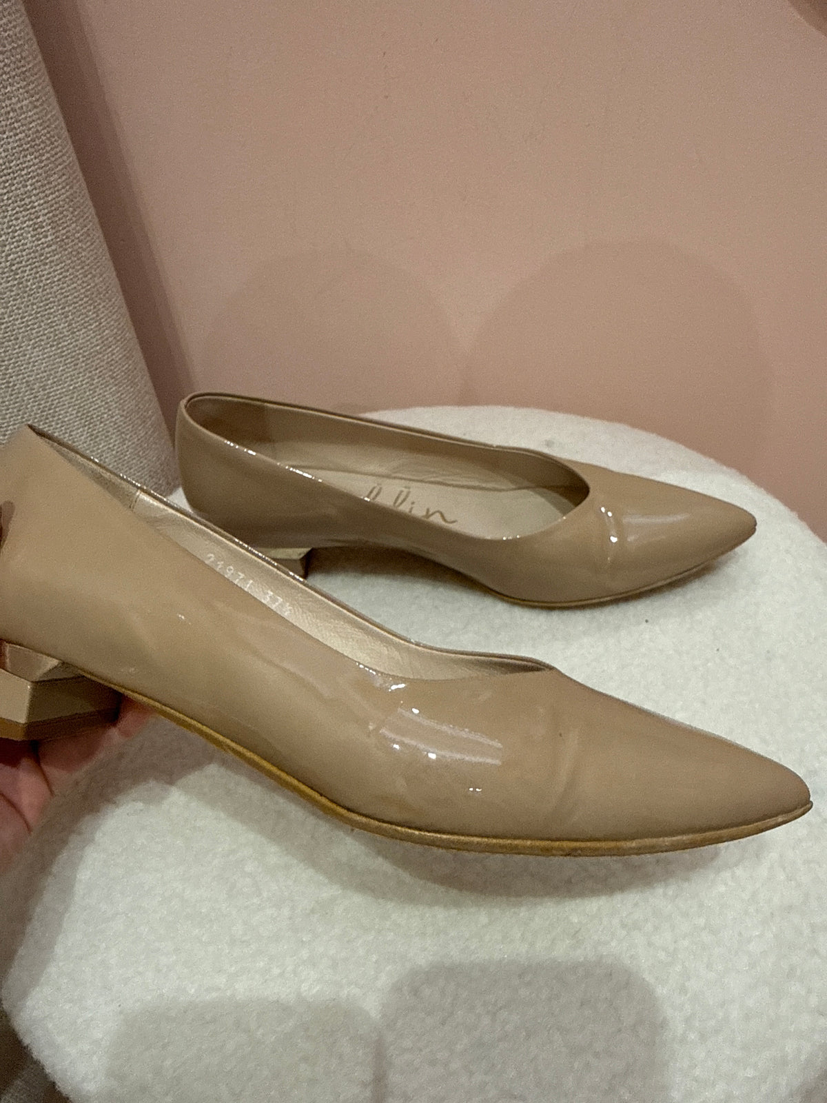 Vernis Baldin Ballerines beige T.37,5