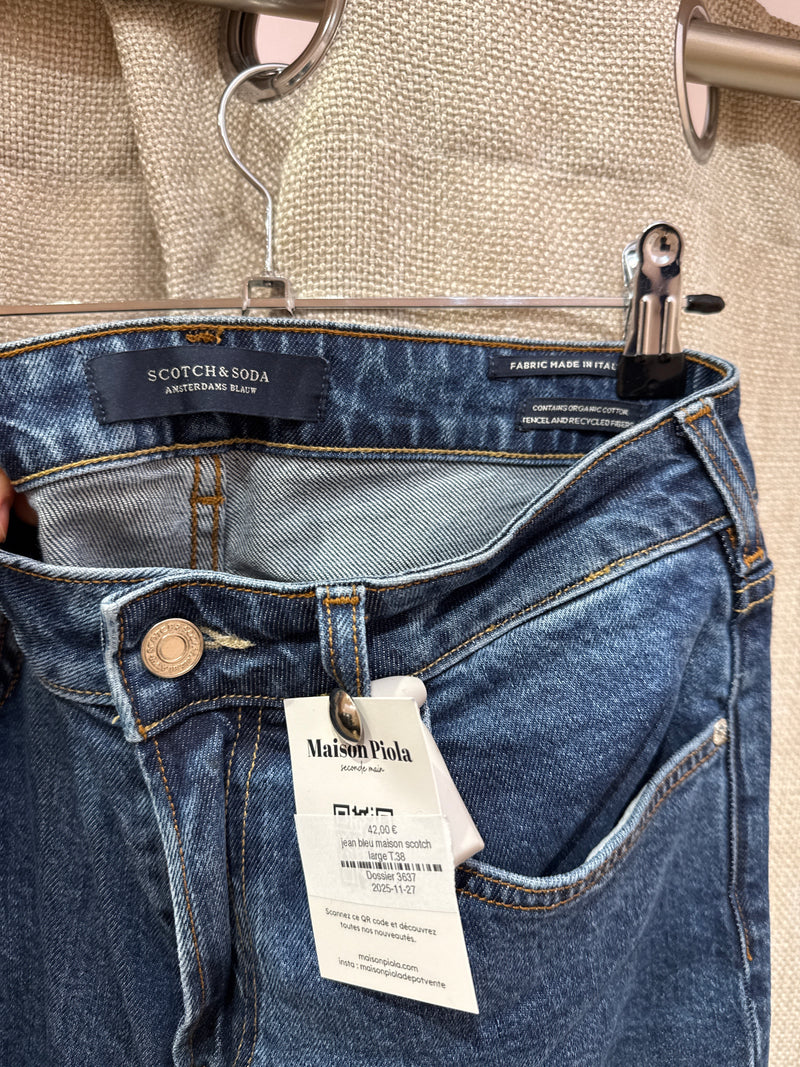 jean bleu maison scotch large T.38