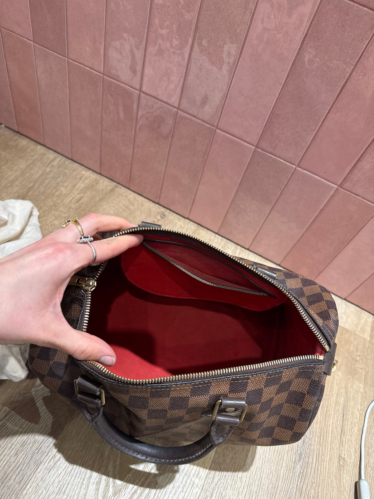 Speedy Louis Vuitton 30 damier ébène