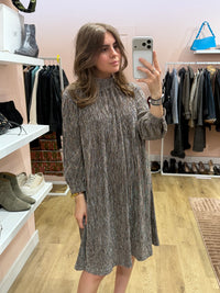 Robe brillante dorée argentée IKKS T.36 01/09