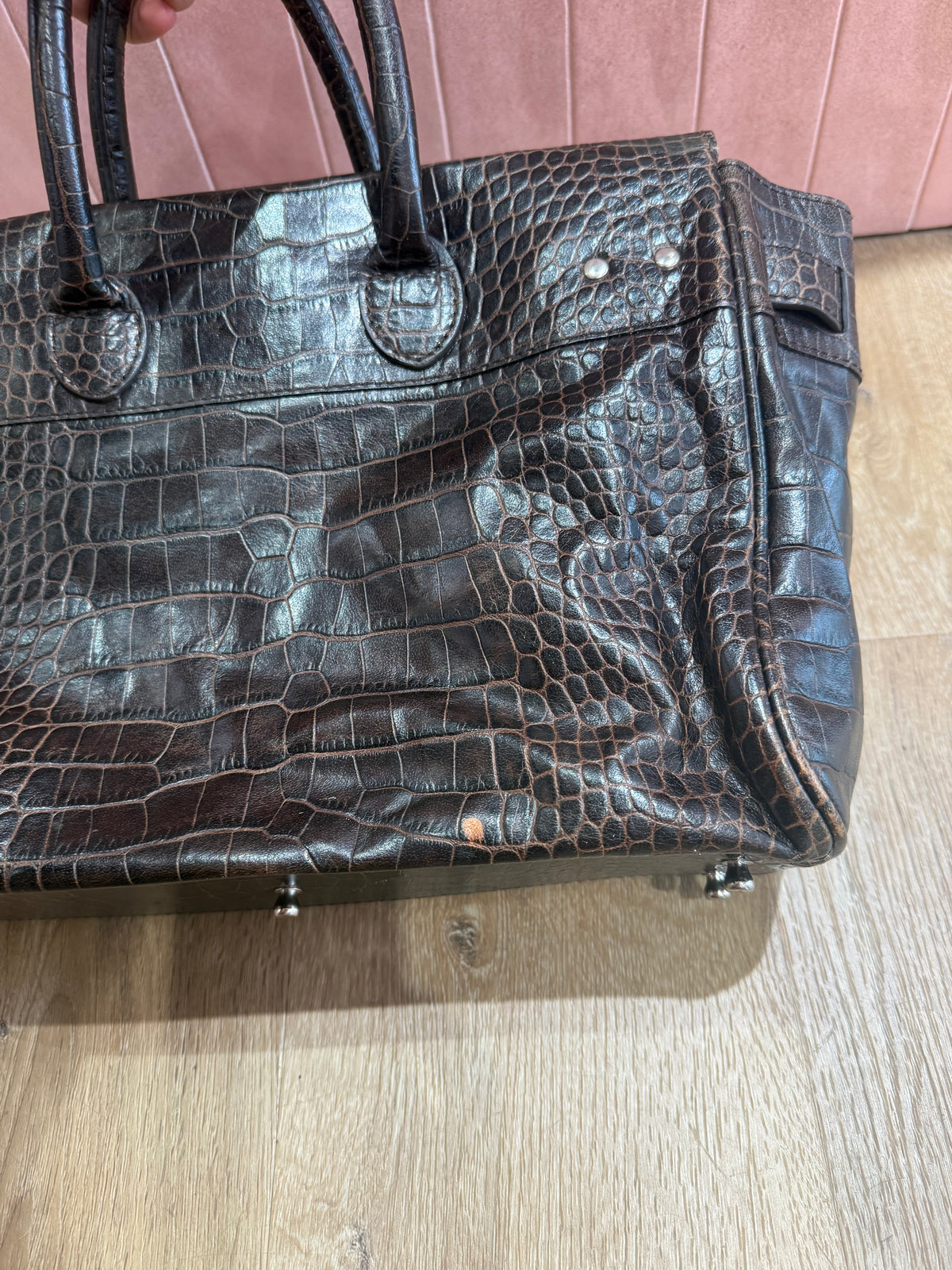 Sac Mac Douglas marron cuir 30/06