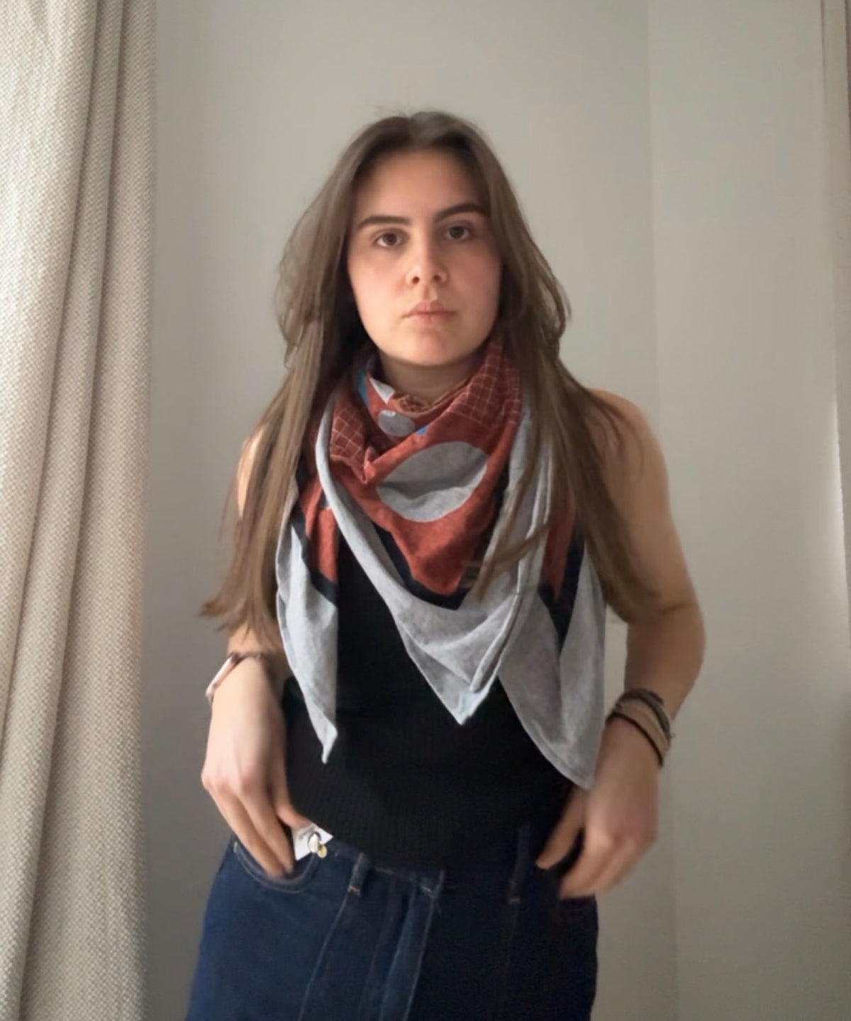 Foulard en jersey hermès