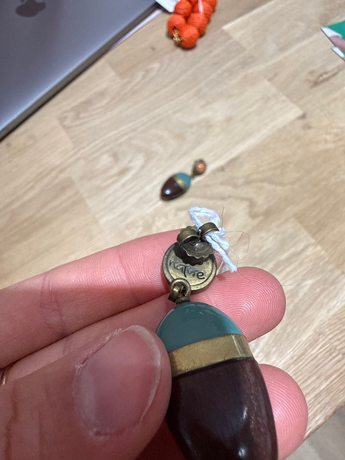 Boucles d’oreilles nature