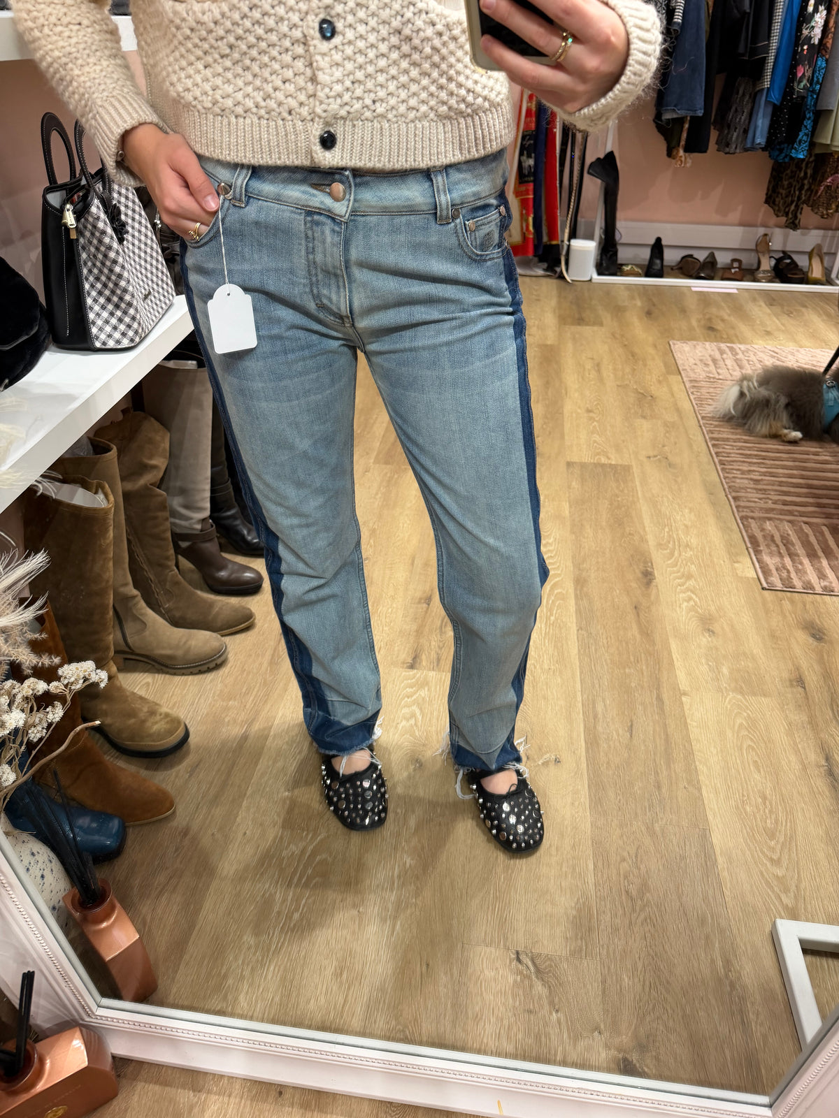 Jean bleu — Essentiel T.36 22/10